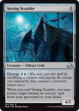 Vexing Scuttler (Eldritch Moon) Light Play