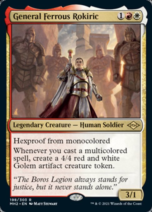 General Ferrous Rokiric (Modern Horizons 2) Light Play