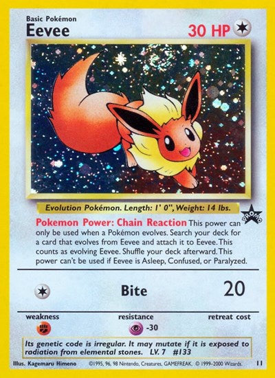 Eevee (WoTC Promo) Medium Play Holofoil
