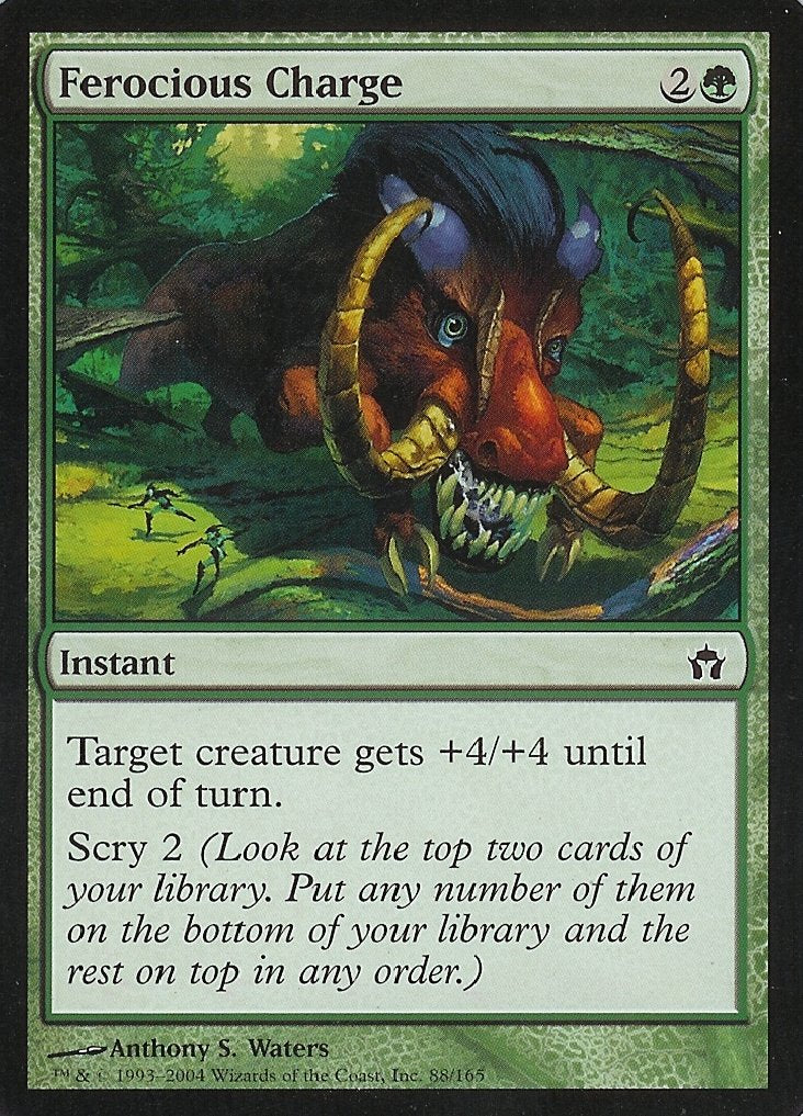 Ferocious Charge (Fifth Dawn) Damaged / Poor