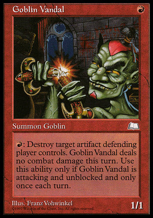 Goblin Vandal (Weatherlight) Damaged / Poor