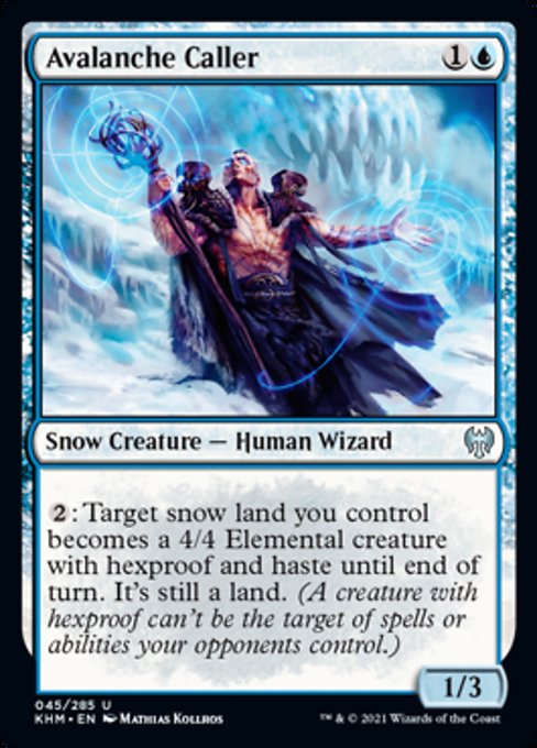 Avalanche Caller (Kaldheim) Light Play Foil