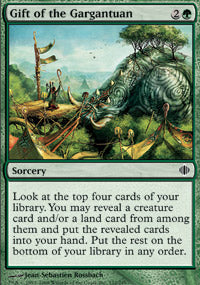 Gift of the Gargantuan (Shards of Alara) Light Play