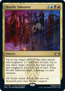 Hostile Takeover (Streets of New Capenna) Light Play