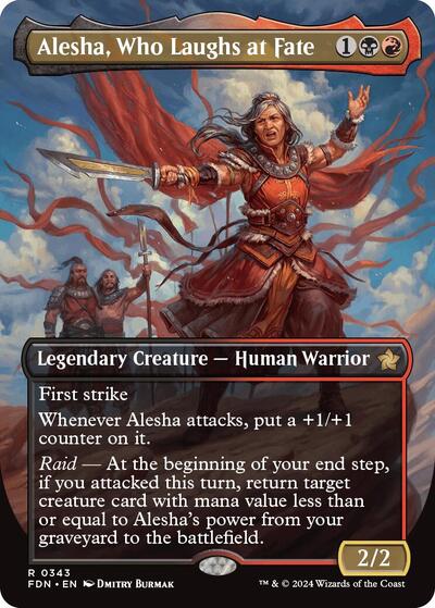 Alesha, Who Laughs at Fate (Borderless) (Foundations) Light Play