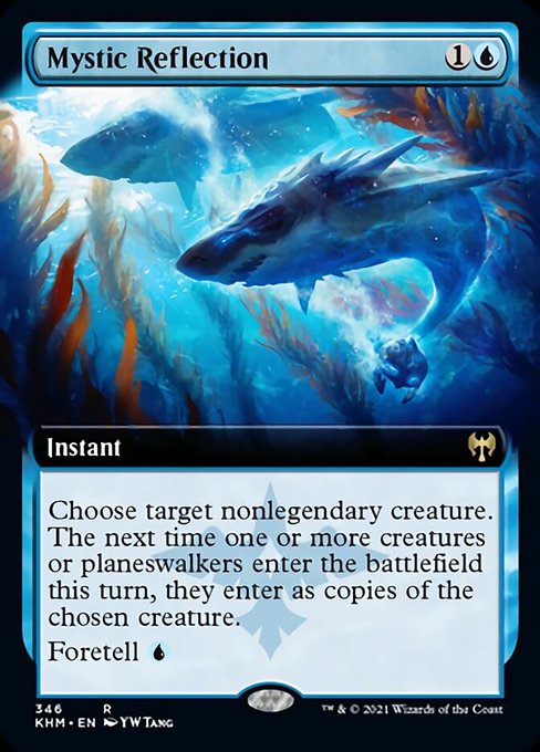 Mystic Reflection (Extended Art) (Kaldheim) Light Play