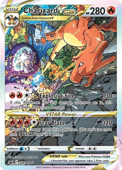 Charizard VSTAR - SWSH262 (SWSH: Sword & Shield Promo Cards) Light Play