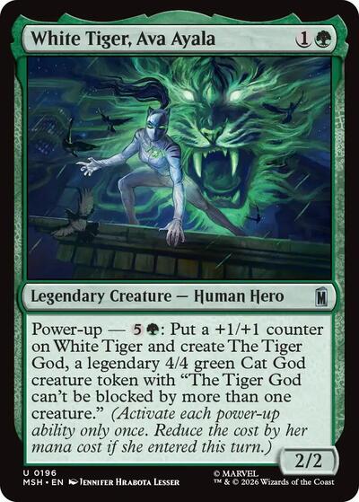 White Tiger, Ava Ayala (Marvel Super Heroes) Light Play