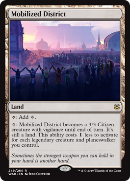 Mobilized District (War of the Spark) Light Play