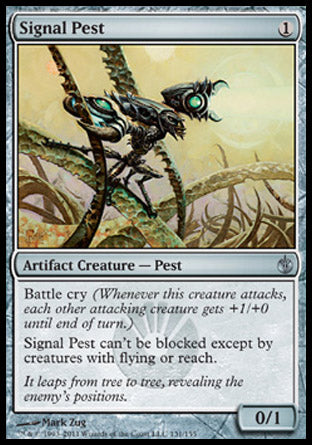 Signal Pest (Mirrodin Besieged) Medium Play