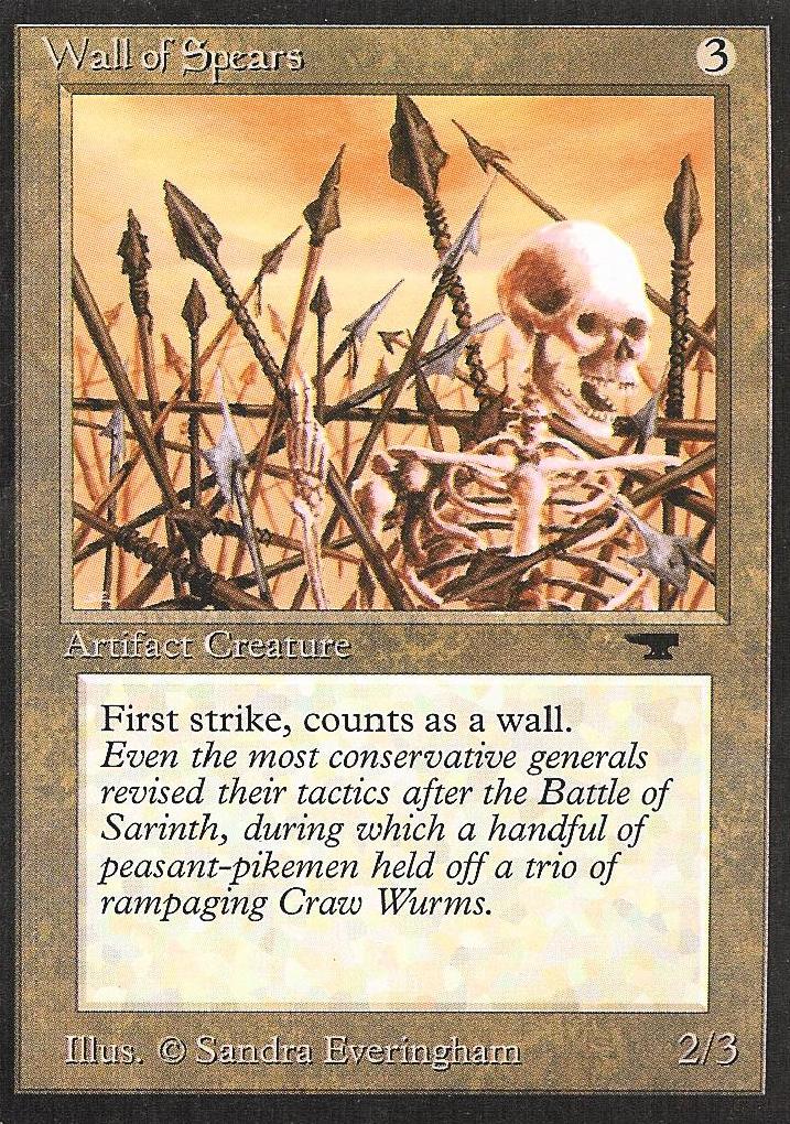 Wall of Spears (Antiquities) Medium Play