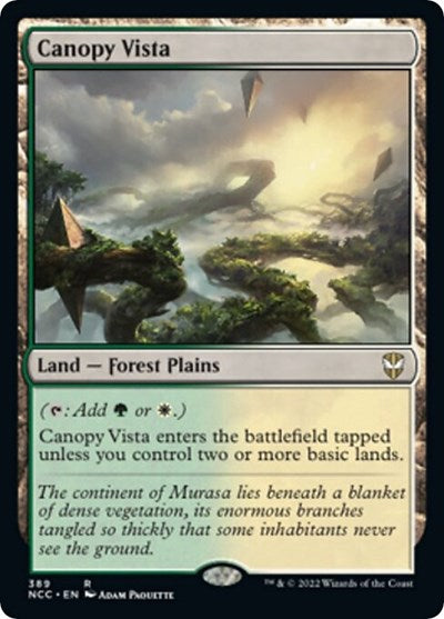Canopy Vista (Commander: Streets of New Capenna) Light Play