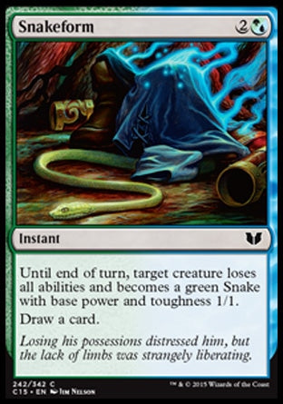 Snakeform (Commander 2015) Light Play