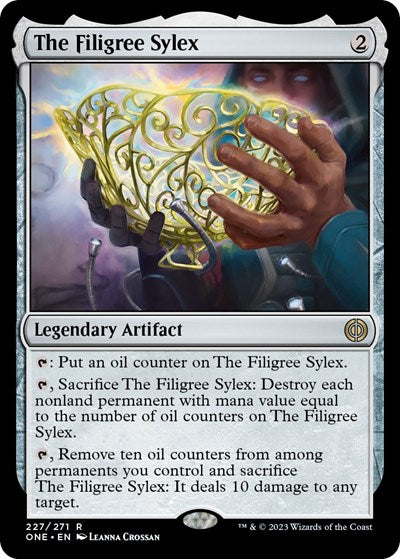 The Filigree Sylex (Phyrexia: All Will Be One) Light Play Foil