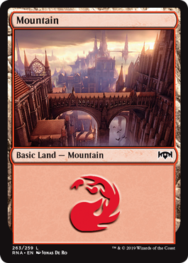Mountain (Ravnica Allegiance) Light Play