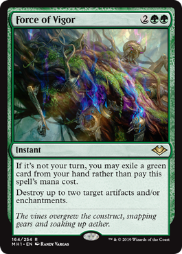 Force of Vigor (Modern Horizons) Light Play