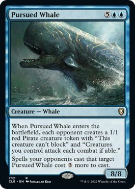Pursued Whale (Commander Legends: Battle for Baldur's Gate) Light Play