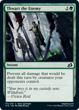 Thwart the Enemy (Ikoria: Lair of Behemoths) Light Play