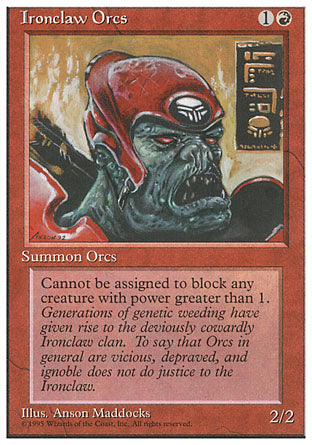 Ironclaw Orcs (4th Edition) Heavy Play