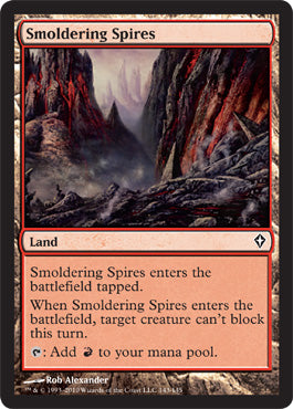 Smoldering Spires (Worldwake) Light Play