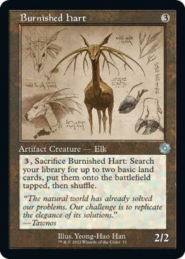 Burnished Hart (Schematic) (The Brothers' War: Retro Frame Artifacts) Light Play