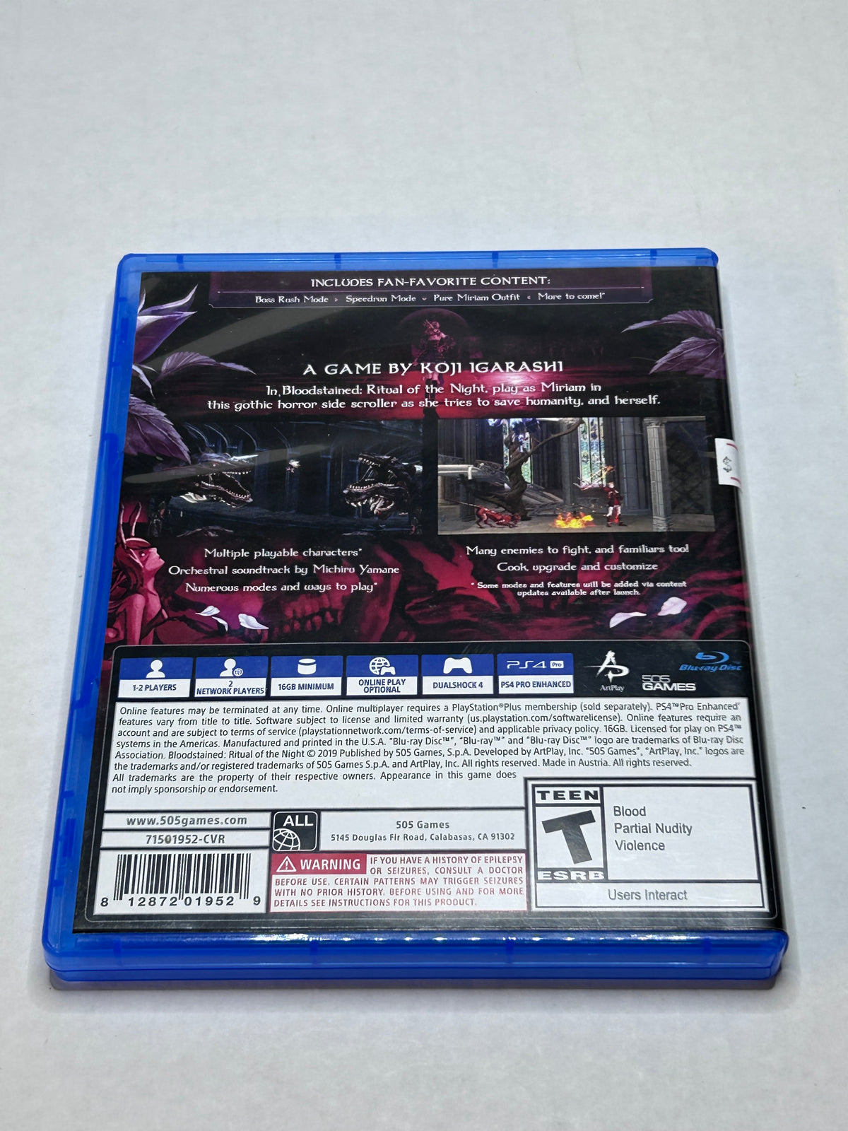 Bloodstained: Ritual of the Night (PS4)