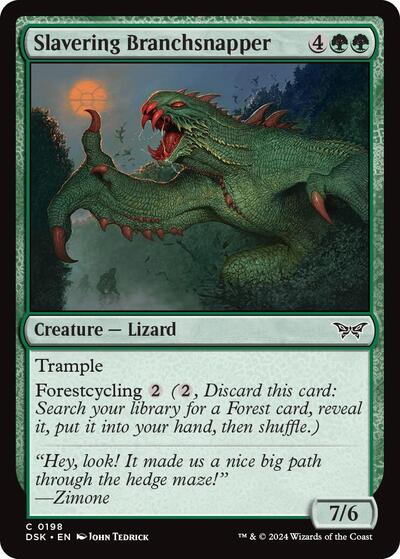 Slavering Branchsnapper (Duskmourn: House of Horror) Light Play