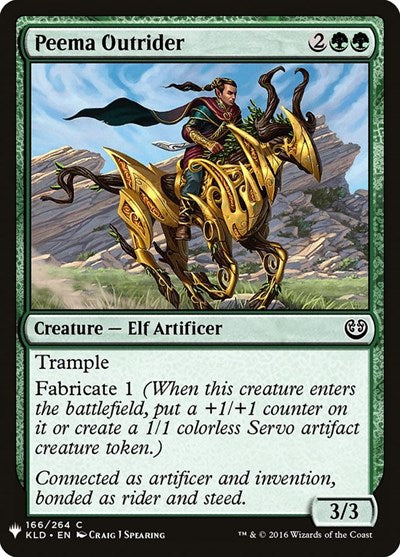 Peema Outrider (Mystery Booster) Light Play