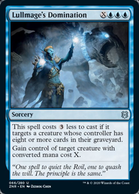 Lullmage's Domination (Zendikar Rising) Light Play