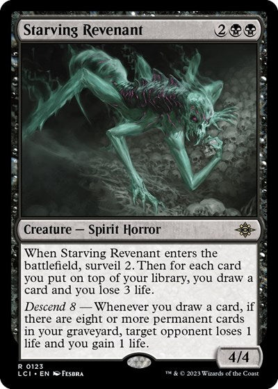 Starving Revenant (The Lost Caverns of Ixalan) Light Play