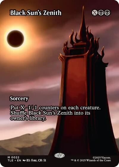Black Sun's Zenith (Borderless) (Avatar: The Last Airbender: Eternal-Legal) Light Play