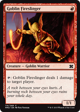Goblin Fireslinger (Modern Masters 2015) Light Play