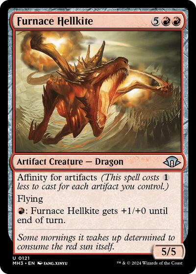 Furnace Hellkite (Modern Horizons 3) Light Play