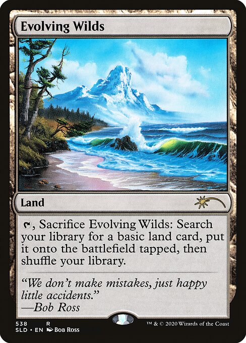 Evolving Wilds (538) (Secret Lair) Light Play