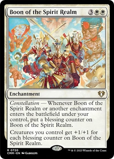 Boon of the Spirit Realm (Commander Masters) Light Play