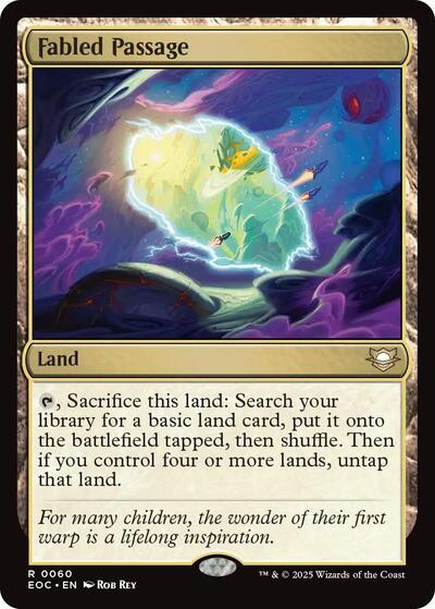 Fabled Passage (Commander: Edge of Eternities) Light Play