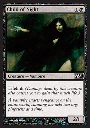 Child of Night (Magic 2011 Core Set) Light Play
