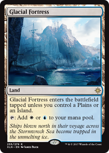 Glacial Fortress (Ixalan) Light Play Foil