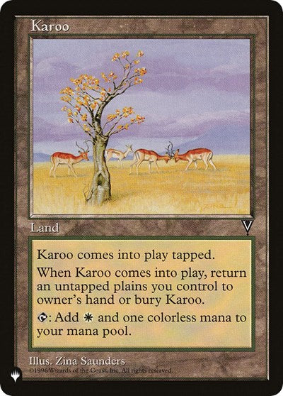 Karoo (VIS) (The List) Light Play