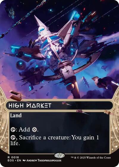 High Market (0018) (Borderless) (Stellar Sights) Light Play