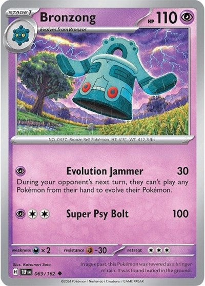 Bronzong (SV05: Temporal Forces) Light Play