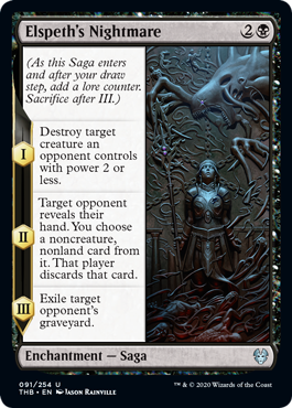 Elspeth's Nightmare (Theros Beyond Death) Light Play