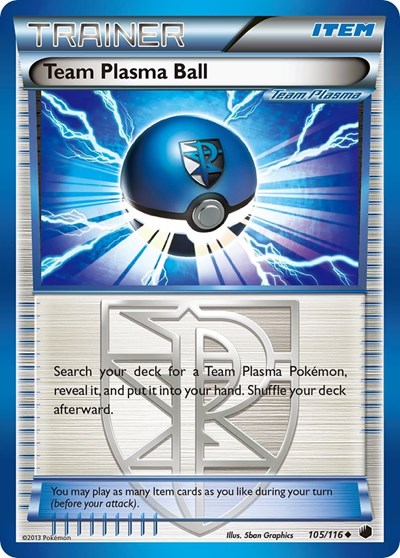 Team Plasma Ball (Team Plasma) (Plasma Freeze) Medium Play