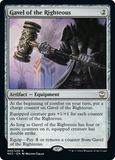 Gavel of the Righteous (Commander: Streets of New Capenna) Light Play