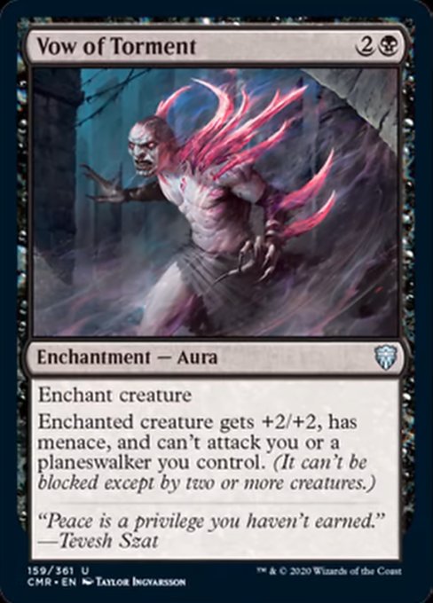Vow of Torment (Commander Legends) Light Play
