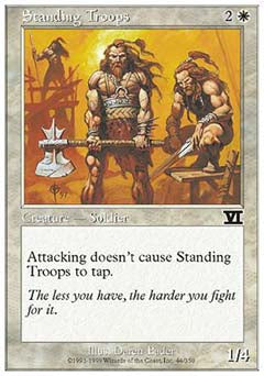 Standing Troops (Classic 6th Edition) Light Play