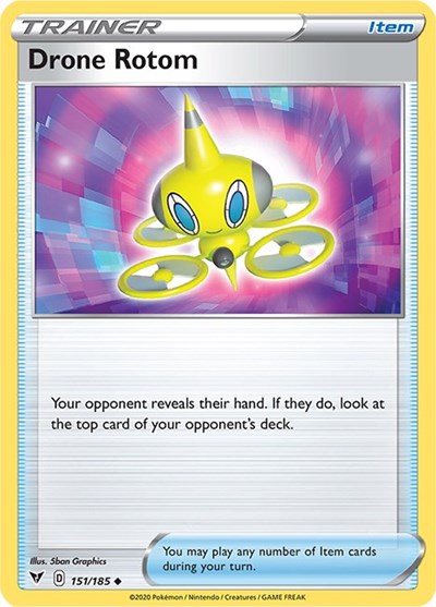 Drone Rotom (SWSH04: Vivid Voltage) Light Play