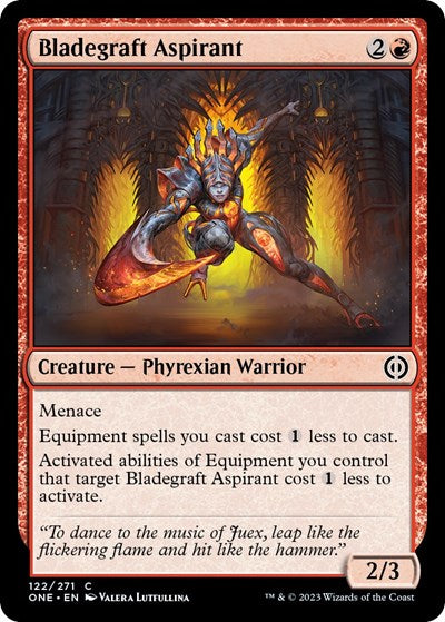 Bladegraft Aspirant (Phyrexia: All Will Be One) Light Play
