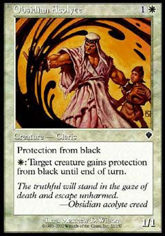Obsidian Acolyte (Invasion) Light Play