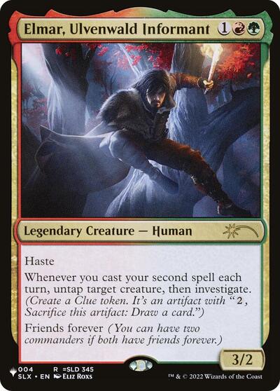 Elmar, Ulvenwald Informant (The List) Light Play